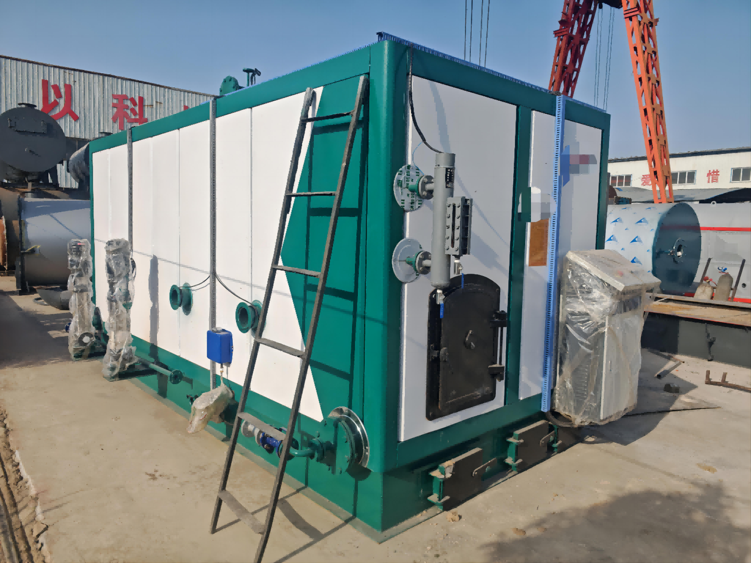 卧式生物质、柴、煤多燃料型蒸汽发生器